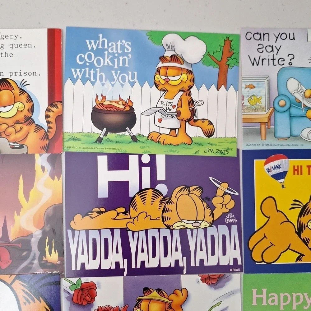 RARE Vintage GARFIELD Postcards Unposted NOS 4x6, Set Of 12, NEW